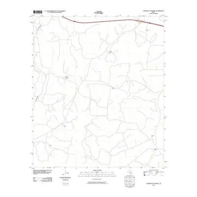 2010 Map of Caverns of Sonora, 2010 Print
