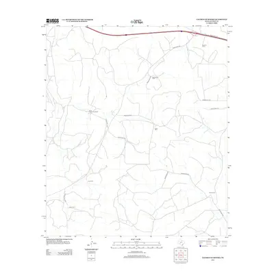 2012 Map of Caverns of Sonora, 2012 Print