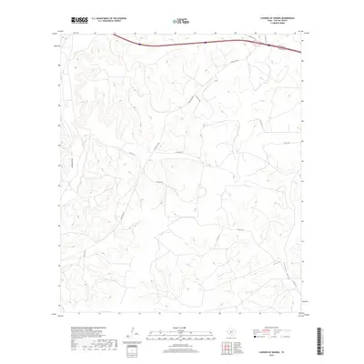 2019 Map of Caverns of Sonora, 2019 Print