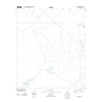 2013 Map of Cavett Lake, 2013 Print