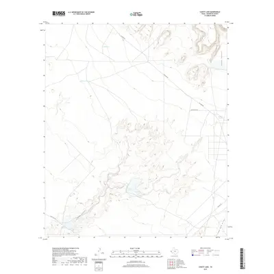 2019 Map of Cavett Lake, 2019 Print