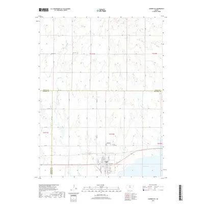 2018 Map of Cawker City, 2018 Print