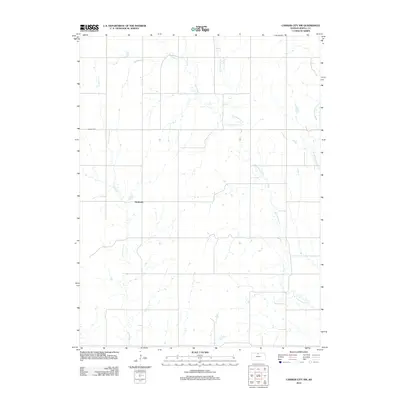 2012 Map of Cawker City NW, 2012 Print