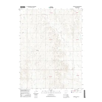 2015 Map of Cawker City NW, 2015 Print