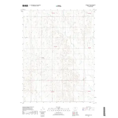 2018 Map of Cawker City NW, 2018 Print