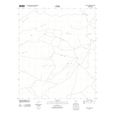 2010 Map of Cawley Draw, 2010 Print