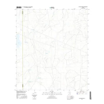 2016 Map of Cayetano Creek, 2016 Print