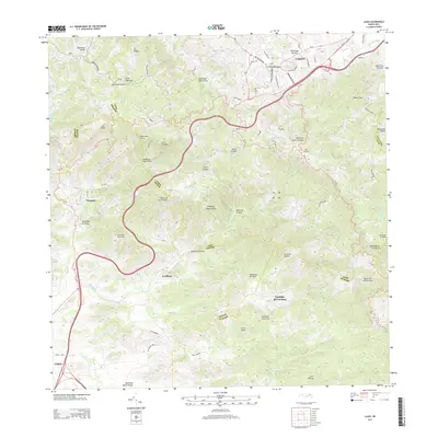 2013 Map of Cayey, 2013 Print