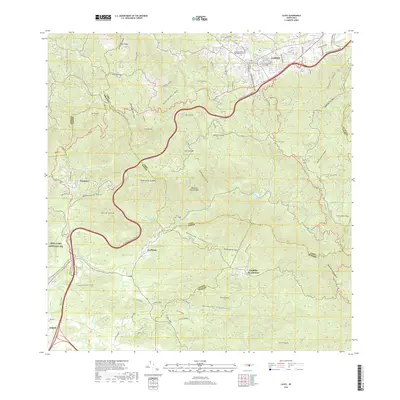 2018 Map of Cayey, 2018 Print