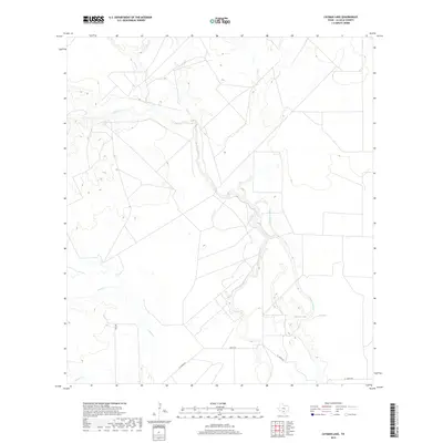 2019 Map of Cayman Lake, 2019 Print