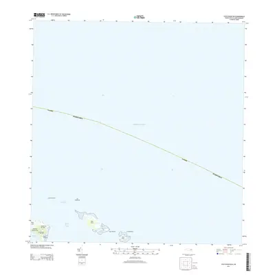 2013 Map of Cayo Icacos OE N, 2013 Print