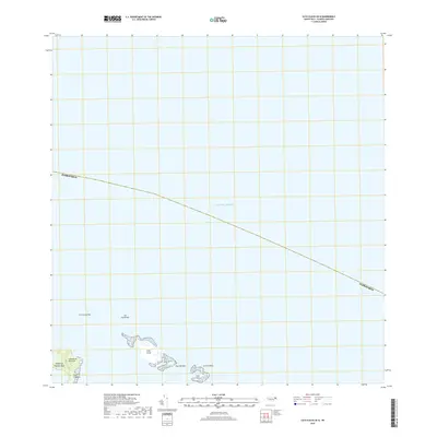 2018 Map of Cayo Icacos OE N, 2018 Print