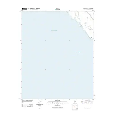 2012 Map of Cayucos OE W, 2012 Print