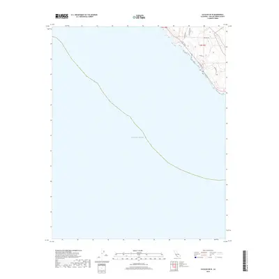 2018 Map of Cayucos OE W, 2018 Print