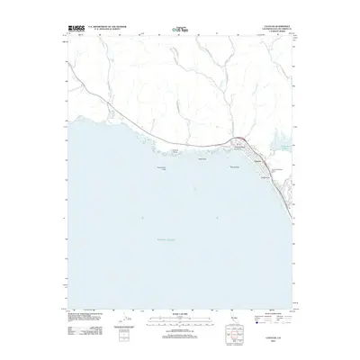 2012 Map of Cayucos, 2012 Print