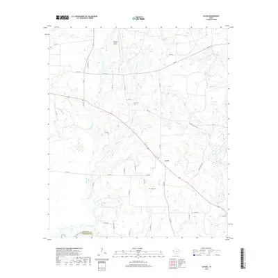 2019 Map of Cayuga, 2019 Print