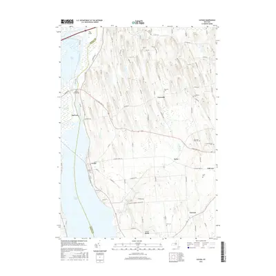 2016 Map of Cayuga, 2016 Print