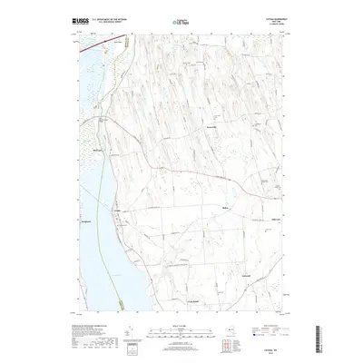 2019 Map of Cayuga, 2019 Print