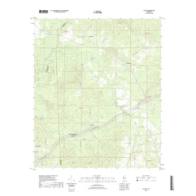 2018 Map of Cayuga, 2018 Print