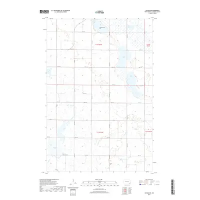 2017 Map of Cayuga NW, 2017 Print