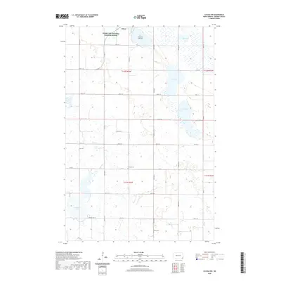 2020 Map of Cayuga NW, 2020 Print