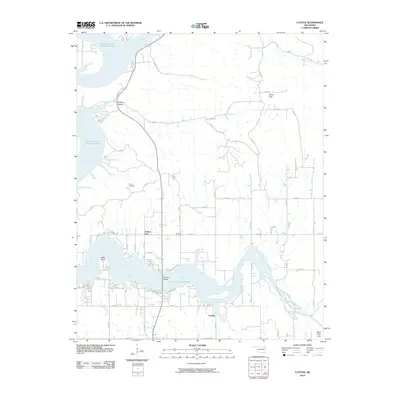 2010 Map of Cayuga, 2010 Print