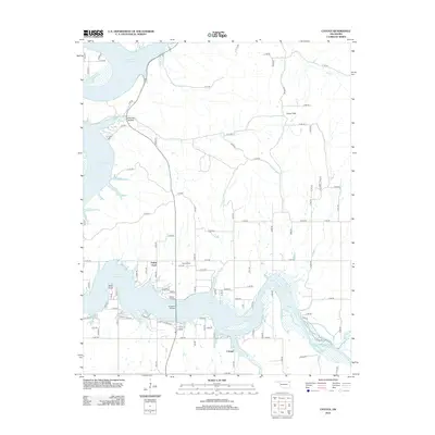 2012 Map of Cayuga, 2012 Print