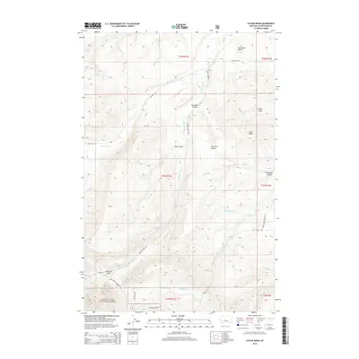 2014 Map of Cayuse Basin, 2014 Print
