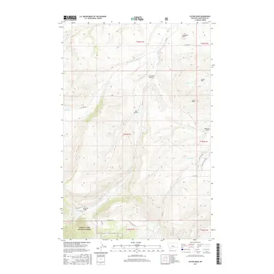 2017 Map of Cayuse Basin, 2017 Print