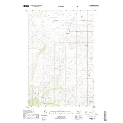 2020 Map of Cayuse Basin, 2020 Print