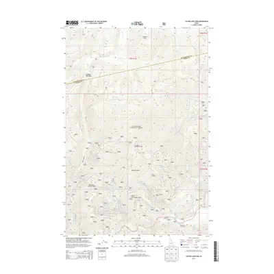 2013 Map of Cayuse Junction, 2013 Print