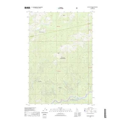 2020 Map of Cayuse Junction, 2020 Print