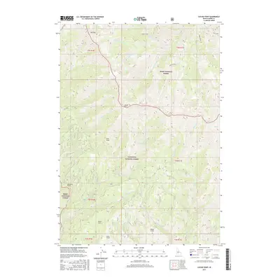 2017 Map of Cayuse Point, 2017 Print