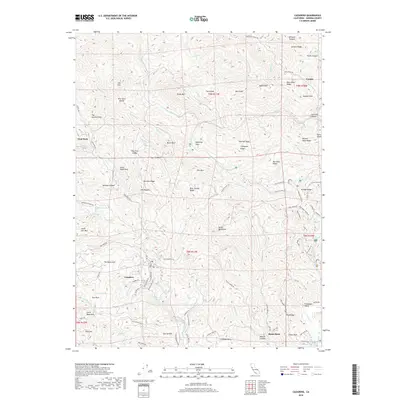 2018 Map of Cazadero, 2018 Print