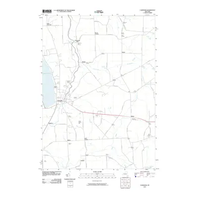 2010 Map of Cazenovia, 2010 Print