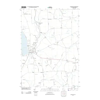 2013 Map of Cazenovia, 2013 Print