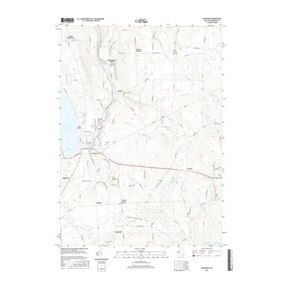 2016 Map of Cazenovia, 2016 Print