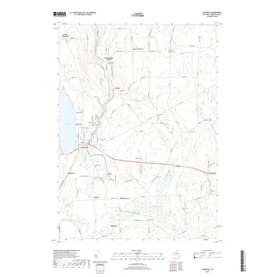 2019 Map of Cazenovia, 2019 Print