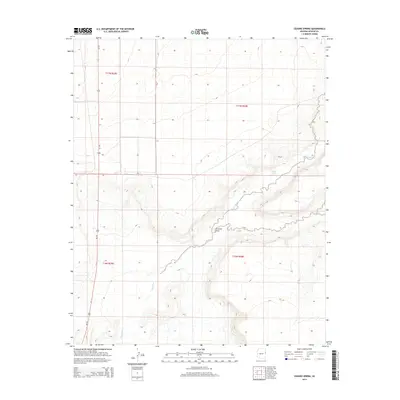 2014 Map of Ceadro Spring, 2014 Print