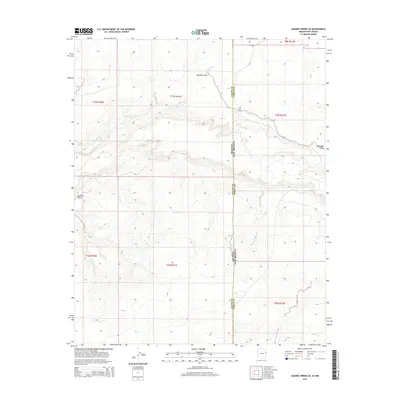2014 Map of Ceadro Spring SE, 2014 Print