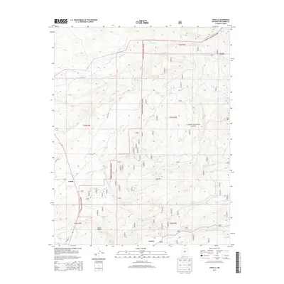 2013 Map of Cebolla, 2013 Print