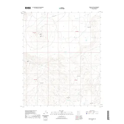 2020 Map of Cebollita Peak, 2020 Print