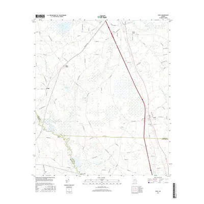 2017 Map of Cecil, 2017 Print
