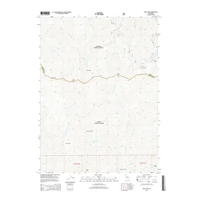 2015 Map of Cecil Lake, 2015 Print