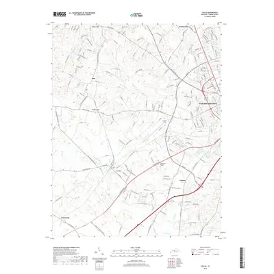 2019 Map of Cecilia, 2019 Print