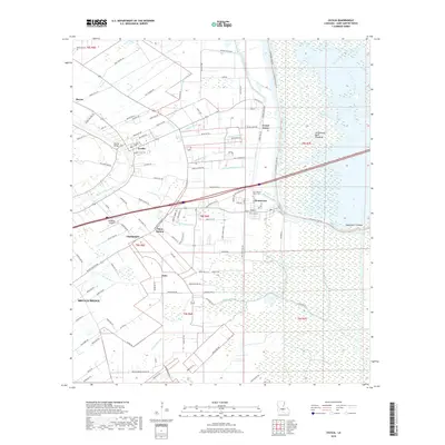 2018 Map of Cecilia, 2018 Print