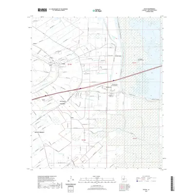 2020 Map of Cecilia, 2020 Print