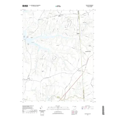 2019 Map of Cecilton, 2019 Print