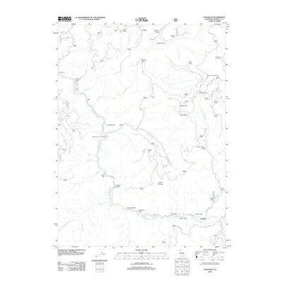 2012 Map of Cecilville, 2012 Print