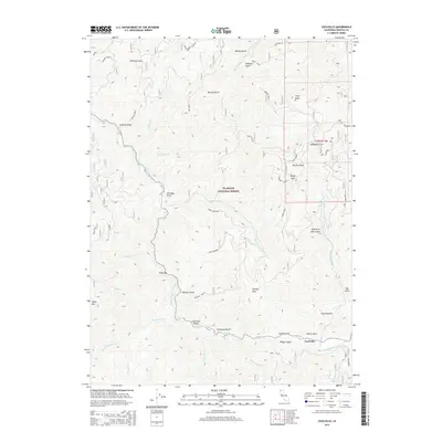 2015 Map of Cecilville, 2015 Print